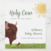 Activiteiten in de omgeving van Holy Koe Highland  Wijn Etiket (Enkel label)