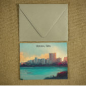 Activiteiten in de omgeving van Honolulu Oahu Pano Briefkaart