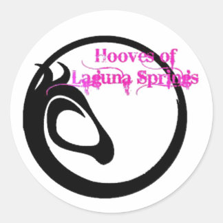 Activiteiten in de omgeving van Hooves of Laguna S Ronde Sticker