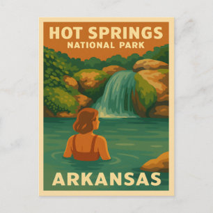 Activiteiten in de omgeving van Hot Springs Nation Briefkaart