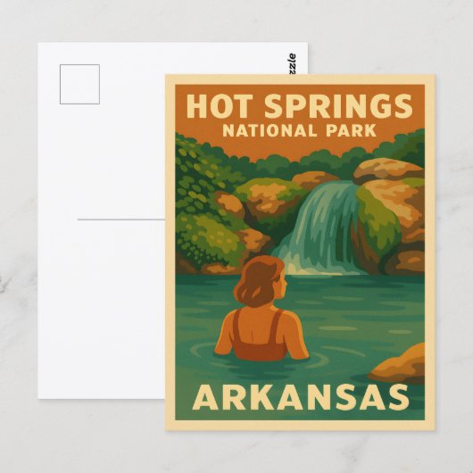 Activiteiten in de omgeving van Hot Springs Nation Briefkaart (Voorkant / Achterkant)