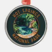 Activiteiten in de omgeving van Hot Springs Nation Metalen Ornament (Voorkant)