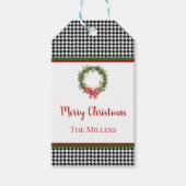 Activiteiten in de omgeving van Houndstooth Border Cadeaulabel (Voorkant)