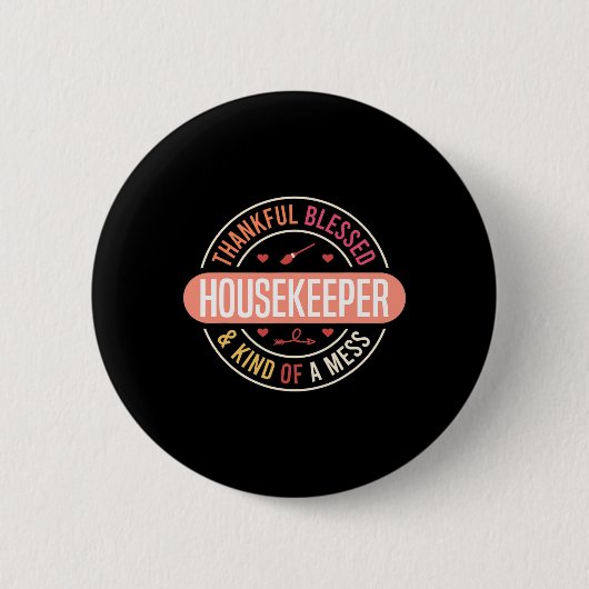 Activiteiten in de omgeving van Housekeeping Appre Ronde Button 5,7 Cm (Voorkant)