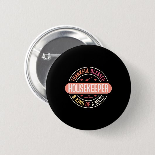 Activiteiten in de omgeving van Housekeeping Appre Ronde Button 5,7 Cm (Voorkant /achterkant)