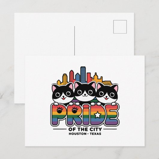 Activiteiten in de omgeving van Houston City Texas Briefkaart (Voorkant / Achterkant)