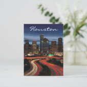 Activiteiten in de omgeving van Houston Texas Nigh Briefkaart (Staand voorkant)