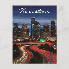 Activiteiten in de omgeving van Houston Texas Nigh Briefkaart