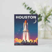 Activiteiten in de omgeving van Houston Texas Skyl Briefkaart (Staand voorkant)