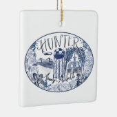 Activiteiten in de omgeving van Hunter Army Airfie Keramisch Ornament (Rechts)