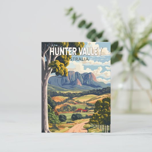 Activiteiten in de omgeving van Hunter Valley Aust Briefkaart (Staand voorkant)