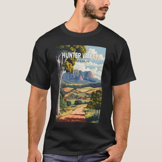 Activiteiten in de omgeving van Hunter Valley Aust T-shirt (Voorkant)