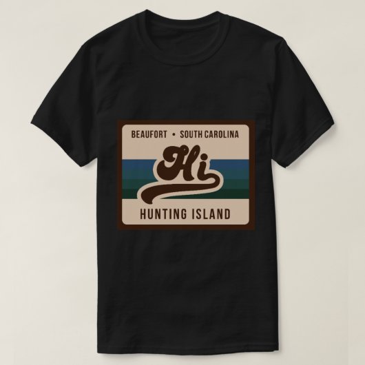 Activiteiten in de omgeving van Hunting Island Bea T-shirt (Design voorkant)
