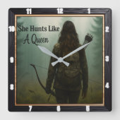 Activiteiten in de omgeving van Huntress Queen For Vierkante Klok (Voorkant)