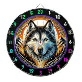 Activiteiten in de omgeving van Husky Spirit Mount Dartbord (Voorkant)