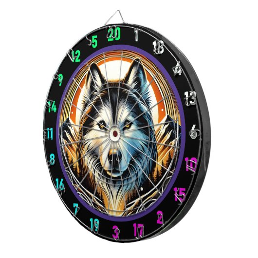 Activiteiten in de omgeving van Husky Spirit Mount Dartbord (Voorkant Rechts)