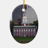 Activiteiten in de omgeving van Independence Hall Keramisch Ornament (Voorkant)