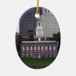 Activiteiten in de omgeving van Independence Hall  Keramisch Ornament