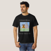 Activiteiten in de omgeving van Independence Hall  T-shirt (Voorkant volledig)