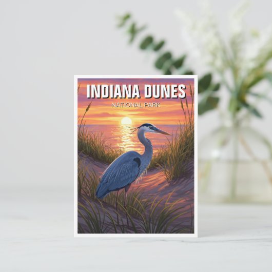 Activiteiten in de omgeving van Indiana Dunes Nati Briefkaart (Staand voorkant)