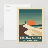 Activiteiten in de omgeving van Indiana Dunes Nati Feestdagenkaart (Voorkant / Achterkant)