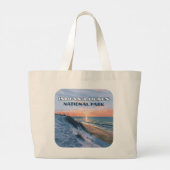 Activiteiten in de omgeving van Indiana Dunes Nati Grote Tote Bag (Achterkant)