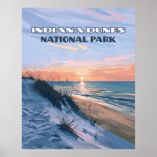 Activiteiten in de omgeving van Indiana Dunes Nati Poster (Voorkant)