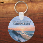 Activiteiten in de omgeving van Indiana Dunes Nati Sleutelhanger (Voorkant)