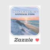 Activiteiten in de omgeving van Indiana Dunes Nati Sticker (Vel)