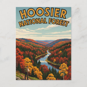Activiteiten in de omgeving van Indiana Hoosier Na Briefkaart