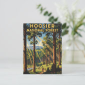 Activiteiten in de omgeving van Indiana Hoosier Na Briefkaart (Staand voorkant)