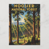 Activiteiten in de omgeving van Indiana Hoosier Na Briefkaart (Voorkant)