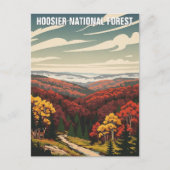 Activiteiten in de omgeving van Indiana Hoosier Na Briefkaart (Voorkant)
