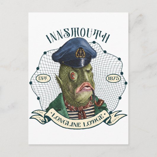 Activiteiten in de omgeving van Innsmouth Longline Feestdagenkaart (Voorkant)