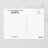 Activiteiten in de omgeving van Iowa-Illinois Memo Briefkaart (Achterkant)