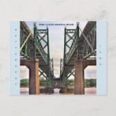 Activiteiten in de omgeving van Iowa-Illinois Memo Briefkaart (Voorkant)