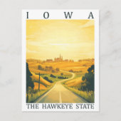 Activiteiten in de omgeving van Iowa the Hawkeye S Briefkaart (Voorkant)
