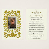 Activiteiten in de omgeving van Irish Gold Claddag Visitekaartje (Voorkant /achterkant)