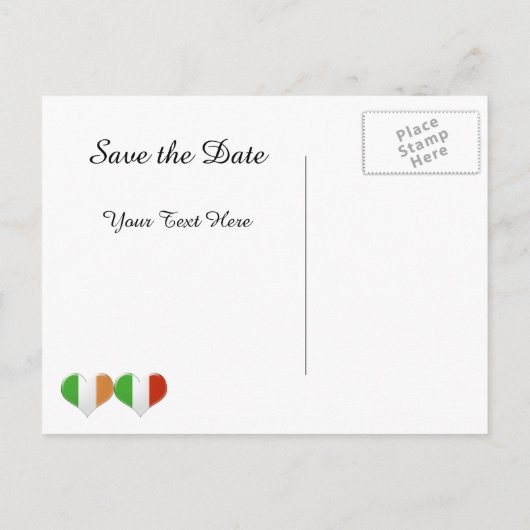 Activiteiten in de omgeving van Irish Italian Hear Aankondigingskaart (Achterkant)