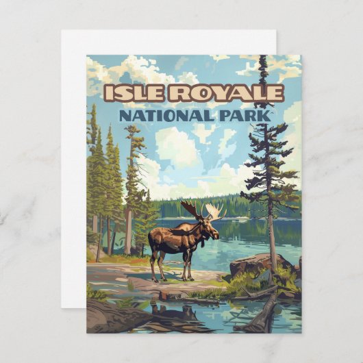 Activiteiten in de omgeving van Isle Royale Nation (Voorkant / Achterkant)