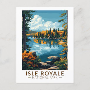 Activiteiten in de omgeving van Isle Royale Nation Briefkaart
