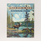 Activiteiten in de omgeving van Isle Royale Nation Legpuzzel (Verticaal)