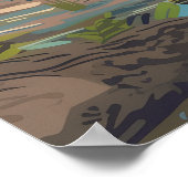 Activiteiten in de omgeving van Isle Royale Nation Poster (Hoek)