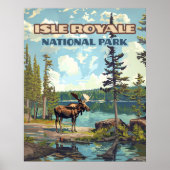Activiteiten in de omgeving van Isle Royale Nation Poster (Voorkant)