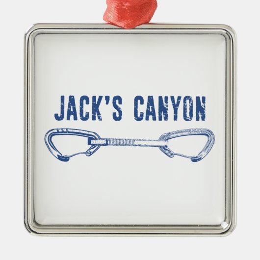 Activiteiten in de omgeving van Jack's Canyon Ariz Metalen Ornament (Voorkant)