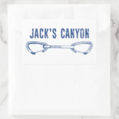 Activiteiten in de omgeving van Jack's Canyon Ariz Rechthoekige Sticker (Tas)