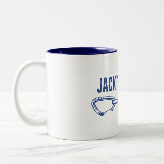 Activiteiten in de omgeving van Jack's Canyon Ariz Tweekleurige Koffiemok (Links)