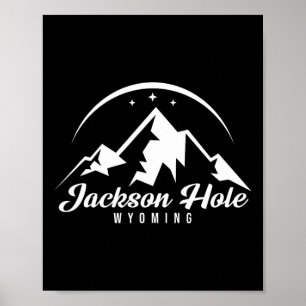 Activiteiten in de omgeving van Jackson Hole Wyomi Poster