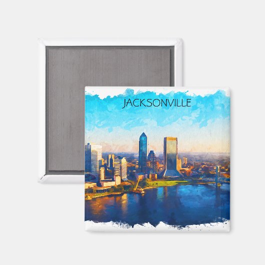 Activiteiten in de omgeving van Jacksonville Flori Magneet (Voorkant / Achterkant)