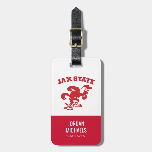 Activiteiten in de omgeving van Jacksonville State Bagagelabel (Voorkant verticaal)